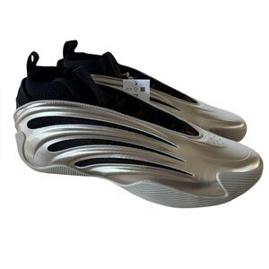 Adidas Harden Volume 9 Shoes ‘Cyber Metallic' JR2506 Gold Black Men’s 12 New